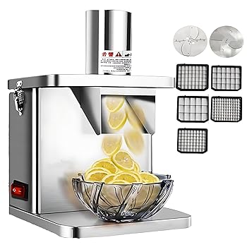 【中古】業務用野菜ダイサー、3-in-1電動野菜カッター、7枚のステンレス鋼の刃、50kg/20分、レストラン、ホテル、食堂用の自動フードプロセッサーフルー 【中古】業務用野菜ダイサー、3-in-1電動野菜カッター、7枚のステンレス鋼の刃、50kg/20分、レストラン、ホテル、食堂用の自動フードプロセッサーフルー