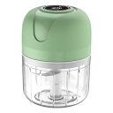 【中古】【未使用】電気ガーリックチョッパー100mlフードチョッパーガーリックミンサーUSB野菜チョッパータマネギチョッパー小さなフードプロセッサー