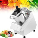 【中古】【未使用】市販の自動野菜チョッパー、550Wプロフェッショナルサラダメーカーフードプロセシングマシン、6セットのブレード、野菜、チーズ、果物に適してい