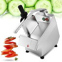 【中古】【未使用】エレクトリックフルーツと野菜カッター、550W自動野菜チョッパー、6セットの刃、野菜、チーズ、果物に適しています