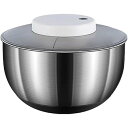 【中古】【未使用】otoye 自動電動サラダスピナー 4.8LステンレスUSB充電 家庭用レタス洗浄機 春分ピクニック野菜処理 レトロデザインレタスローテーター...