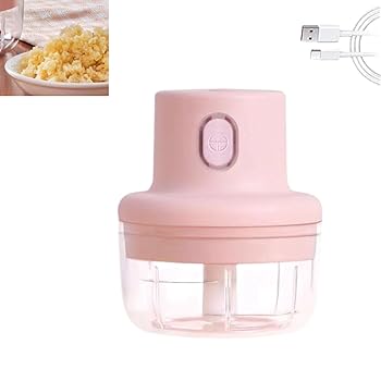 【中古】電気ガーリックチョッパーコードレス、ワイヤレスフードチョッパー、簡単なチョッピング、タマ..