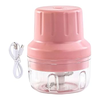 【中古】ニンニク玉ねぎ用のミニチュアエレクトリックガーリックマッシャーUSB充電式野菜クラッシャー..