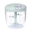 【中古】強化版 2.5倍 みじん切り器・チョッパー 900ml (グリーン) フードチョッパー野菜 チョッパー 肉 チョッパー 水洗い可能
