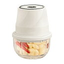 【中古】【未使用】ポータブル野菜チョッパー、フードプロセッサー, オニオンコードレスプロセッサブレンダー, 肉、タマネギ、魚を切るための電気野菜のチョッパー