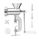 【中古】【未使用】肉粉砕、肉のミンサー - 合金肉ミンサーソーセージグラインダー | 粉砕プレートと詰め物チューブを備えたキッチンツール、調理用品食事用のフー