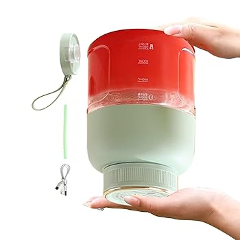 【中古】ポータブルブレンダー充電式、ポータブルジューサーブレンダー | ダブルカバーデザインの大容..
