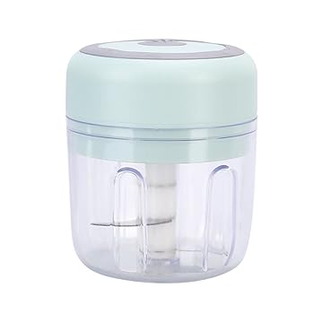 【中古】KICWAOL ミニ電気野菜チョッパーガーリックマッシャークラッシャープロセッサー充電式グライン..