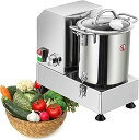 【中古】多機能電気野菜カッター、キッチンフード用のタマネギチョッパー、ステンレス鋼商業野菜野菜マシン、15 L、15L