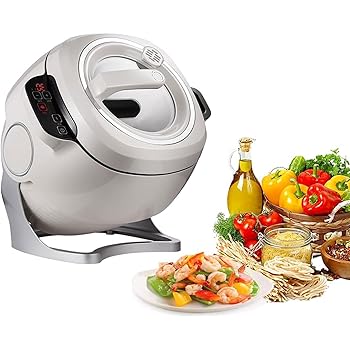 【中古】自動調理機、6L業務用フードプロセッサー、3段変速、多機能調理中華鍋チャーハン機、360°自動回転、炒め物、煮込み、調理用 【中古】自動調理機、6L業務用フードプロセッサー、3段変速、多機能調理中華鍋チャーハン機、360°自動回転、炒め物、煮込み、調理用