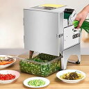 【中古】業務用野菜チョッパー、業務用野菜カッター、厚さ1.3〜35mm調節可能、200kg/時高速生産、回転速度:600回転/分、家庭用・業務用
