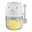 【中古】ニンニクチョッパー ミニ - ミニニンニクミンサー,多機能フードプロセッサーコンテナ 野菜 タマネギ 肉 果物 ?果の刻み 粉砕 混合に対応(2)