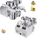 【中古】【未使用】業務用ダブルヘッドオイルプレス機 自動電動オイルプレスエクストラクター 304ステンレススチール コールド/ヒートオイルプレスエキスペラー ナ