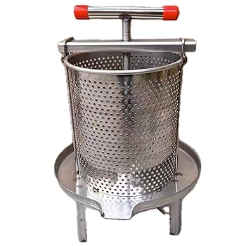 【中古】Bonvoisin 蜂蜜 蜂蜜分離器 圧搾機 養蜂器具 10L大容量 蜂蜜の絞り器 蜂蜜圧搾機 蜂蜜抽出器 絞り器 脱水機