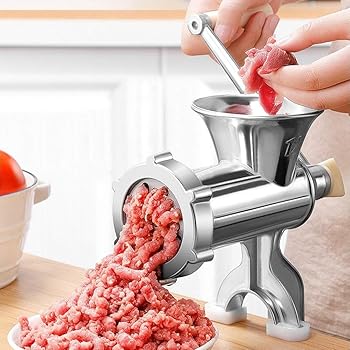 【中古】12型 家庭用 手動式 ミンサー ひき肉器 ソーセージマシン ミートグラインダー ソーセージ作り ..