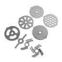 【中古】HOLIDYOYO 8個 肉挽き器の付属品 肉挽き器部品 肉の部位 研削盤付属品 ハンドグラインダー 肉スライサー部品 ミートチョッパーの交換部品 ミキ...