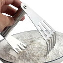 【中古】【未使用】ステンレス鋼の生地ミキサー - 料理愛好家のための必須アクセサリー、使いやすい |洗練されたデザインの耐久性のあるブレンダー、あらゆるレシピ