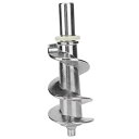 【中古】FUNOMOCYA 肉ミンサーアクセサリーミンサースクリューステンレススチール肉ミンサースクリューパーツ長持ち電動肉供給