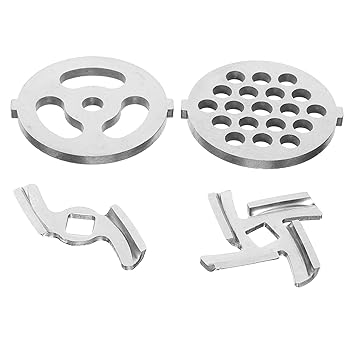 【中古】【未使用】OUNONA 1 セット ミート ミンサー カッター パーツ シルバー 電動 ミート パーツ ミ..