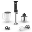 【中古】【未使用】KitchenAid Go コードレスハンドブレンダー アクセサリー付き - バッテリー別売、KHBRV05BM