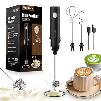 【中古】ミルク泡立て器 ハンドヘルド ミルク泡立て器 ワンド ドリンクミキサー コーヒー用泡立て器 電気泡立て器 コーヒー泡立て器 ハンドヘルド 充電式