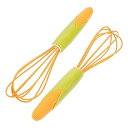 【中古】MOTHNUR 2個 10個 手動泡立て器 泡立て器 ハンドミキサー 卵ツール シリコーン泡立て器 キッチンハンドミキサー Orange