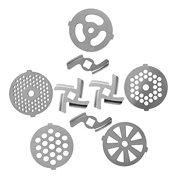 【中古】【未使用】OUNONA 1セット 肉 ミンサー アクセサリー 手動 ミンサー 缶詰 用品 グラインダー 粉砕 機械 9個