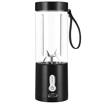 【中古】LUAMY ポータブルブレンダーカップ ジュースカップ 一人用 USB充電用 530ml/18オンス 6枚刃 キッチン 旅行 スポーツ用 LB38 ブラック ajimura4861-12913489 AJIMURA-SHOP パッケージ画像