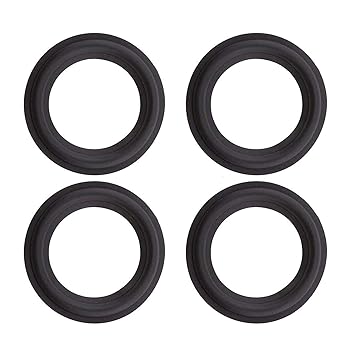 【中古】4個 ラバー フォーム スピーカー エッジ リペア アクセサリー 電設用部品・資材 マルチサイズで選択可能です (5インチ)