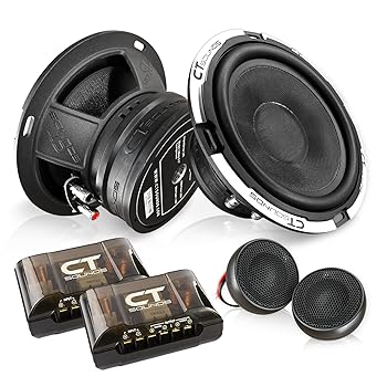 CT Soundsメソ フルレンジ同軸およびコンポーネント カースピーカー 6.5 Inch Component Meso 6.5" Component Set