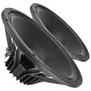 【中古】Faital Pro 15PR400 8ohm ネオジム15 99dB 800W ウーファー交換用スピーカー ペア(2)