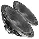 【中古】【未使用】ペアFAITAL PRO 18hp1022 8ohmネオジム18 " Subwoofer 2000 W交換用スピーカー