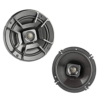 【中古】Polk Audio DB652 DB+シリーズ 6.5インチ 同軸スピーカー 車&船舶用、2ウェイボート&カーオー..