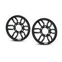 【中古】DS18 6.5インチ プラスチックグリルカバーペア ユニバーサルサブウーファー用 - ブラック(2)