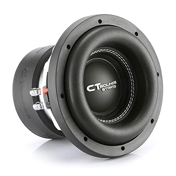 CT Sounds Strato カーオーディオサブウーファー (8インチ - デュアル4オーム)