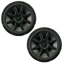 【中古】KICKER CVR15 CompVR 15インチ (380mm) サブウーファー 2オーム DVCバンドル