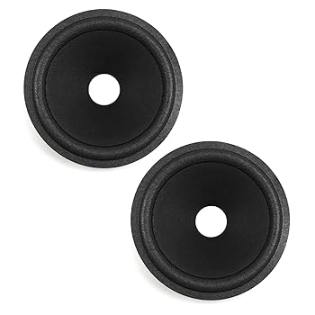 【中古】Jutagoss サブウーファー スピーカー ペーパードラムコーン フォームリム コイル直径 5インチ 2個