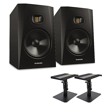 【中古】ADAM Audio T8V ペア スピーカースタンドセット 8インチ アクディブモニタースピーカー DTMに! アダムオーディオ
