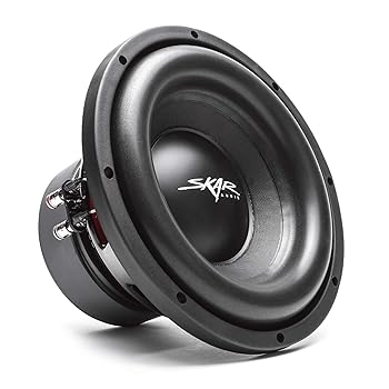 【中古】Skar Audio SDR-10 D4 10インチ 1200ワット 最大電力 デュアル 4オーム カーサブウーファー