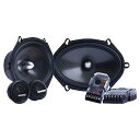 【中古】Memphis MCX57C 5インチ x 7インチ 50W RMS MCクラス 2ウェイコンポーネントスピーカーシステム