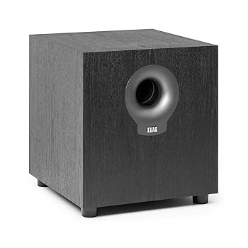 【中古】【未使用】ELAC Debut 2.0 DS10.2 200ワット電源サブウーファー - ブラック