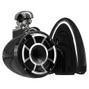 【中古】【未使用】Wet Sounds REV8 ブラック8インチタワースピーカー ミニスイベルクランプ付き 1インチから1 7/8インチパイプにフィット