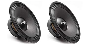 【中古】Skar Audio FSX10-8 400ワット 10インチ 8オーム ミッドレンジラウドスピーカー 2スピーカー