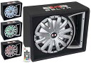 【中古】【未使用】Belva Single 12-inch 750W Loaded Ported Car Subwoofer with Multi-Color ...