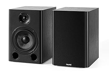 【中古】NEUMI BS5 パッシブブックシェルフスピーカー 5インチウーファー 1インチツイーター、ダークウッド、1ペア