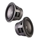 【中古】Kicker Q-Class バンドル - 42CWQ104 10インチデュアル4オームCompQサブウーファー2個。