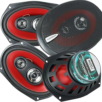 【中古】【未使用】4X Audiobank 6x9 700ワット 3ウェイ レッド カーオーディオ ステレオ 同軸スピーカー - AB6970 (2ペア) 【中古】【未使用】4X Audiobank 6x9 700ワット 3ウェイ レッド カーオーディオ ステレオ 同軸スピーカー - AB6970 (2ペア)