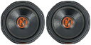 【中古】【未使用】Memphis Audio (2) MJP1522 15インチ 1500w MOJO Pro カーオーディオサブウーファー DVC 2オーム ...