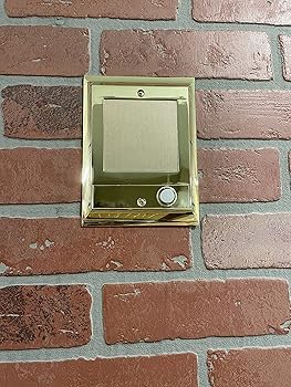 交換用ドアスピーカー Nutone Intercom IS-69PB IS-69AB IS-69WH IS-69 (光沢真鍮)