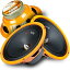 【中古】Audiobank 2X AB8Proシリーズ 8インチ ミッドレンジ 同軸 ラウド 1200W スピーカー 4オーム ペア (2個) 車 バン ATV オートバイ 競技用 32,815円